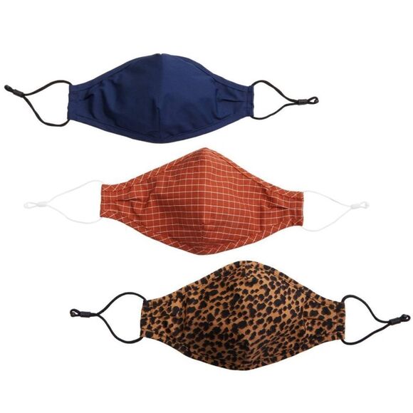 NWT Madewell 3-Pack Assorted Face Masks - Picture 2 of 5